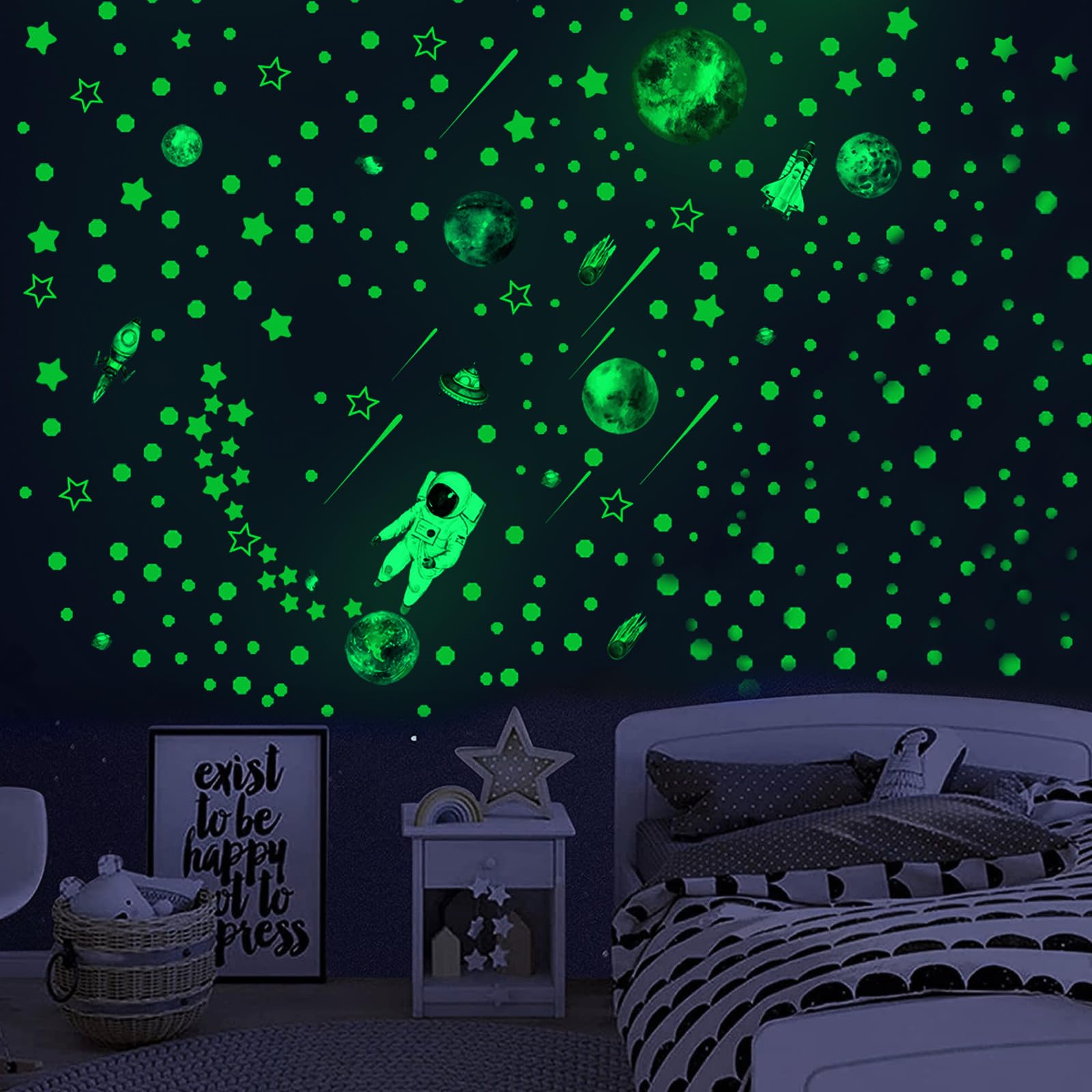 Stelle Fluorescenti Adesive Soffitto 849 Pezzi Stelline Luminose Per Cameretta Soffitto Bambini Stelle Adesive Fluorescenti Stelle Fluorescenti Adesive Per Cameretta Decorazione Per Bambino