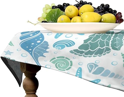 Miniatura 1061 de Mantel floral hippie, diseño retro de los años 70, naranja, rosa, azul, floral, bohemio, estampado estético de margaritas, para fiesta, picnic