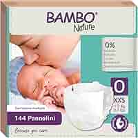 Bambo Nature Pannolini Taglia 2 (3-6kg) - 180 Pz. Scatola Mensile, Ipoallergenici E Super Assorbenti - Foto 4