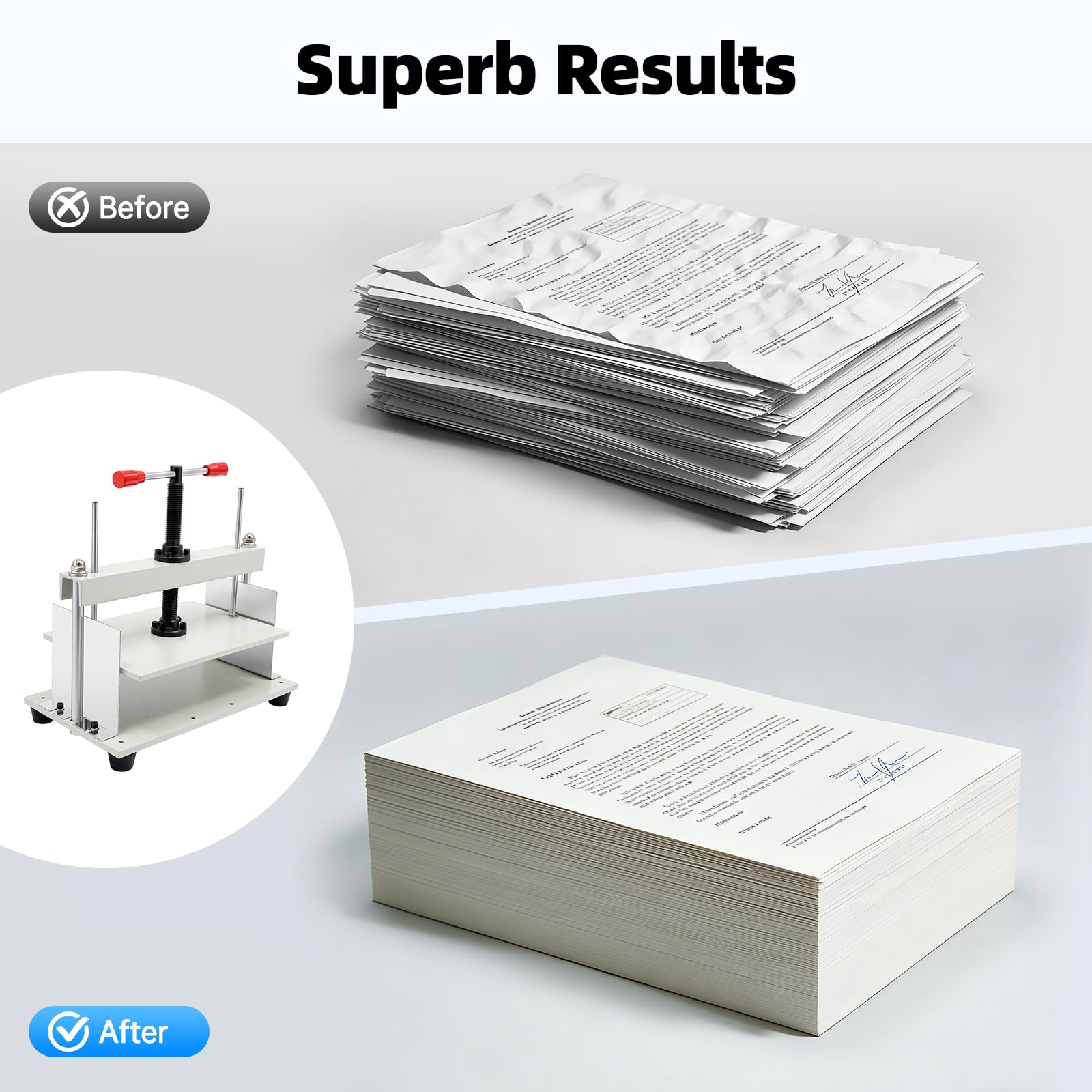 Pressa per carta A4, pressa per carta manuale, pressa per rilegatura, pressa per carta