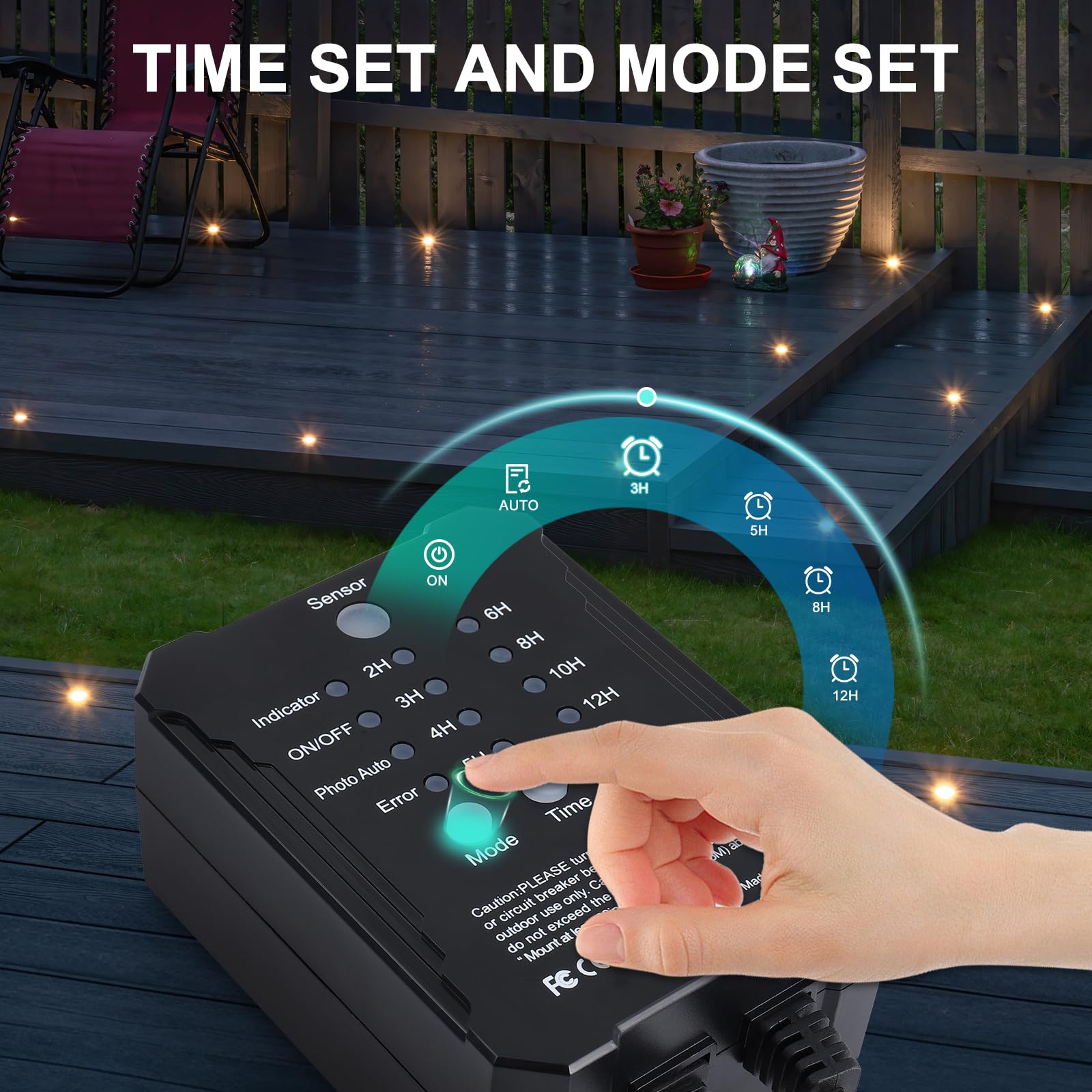HIBOITEC Led-inbouwspot voor terras, inbouwspot voor buiten, led, IP67, waterdicht, 32 mm, warmwit, mini-spot, geïntegreerde lamp voor tuin, hal, trap, pad (10 stuks