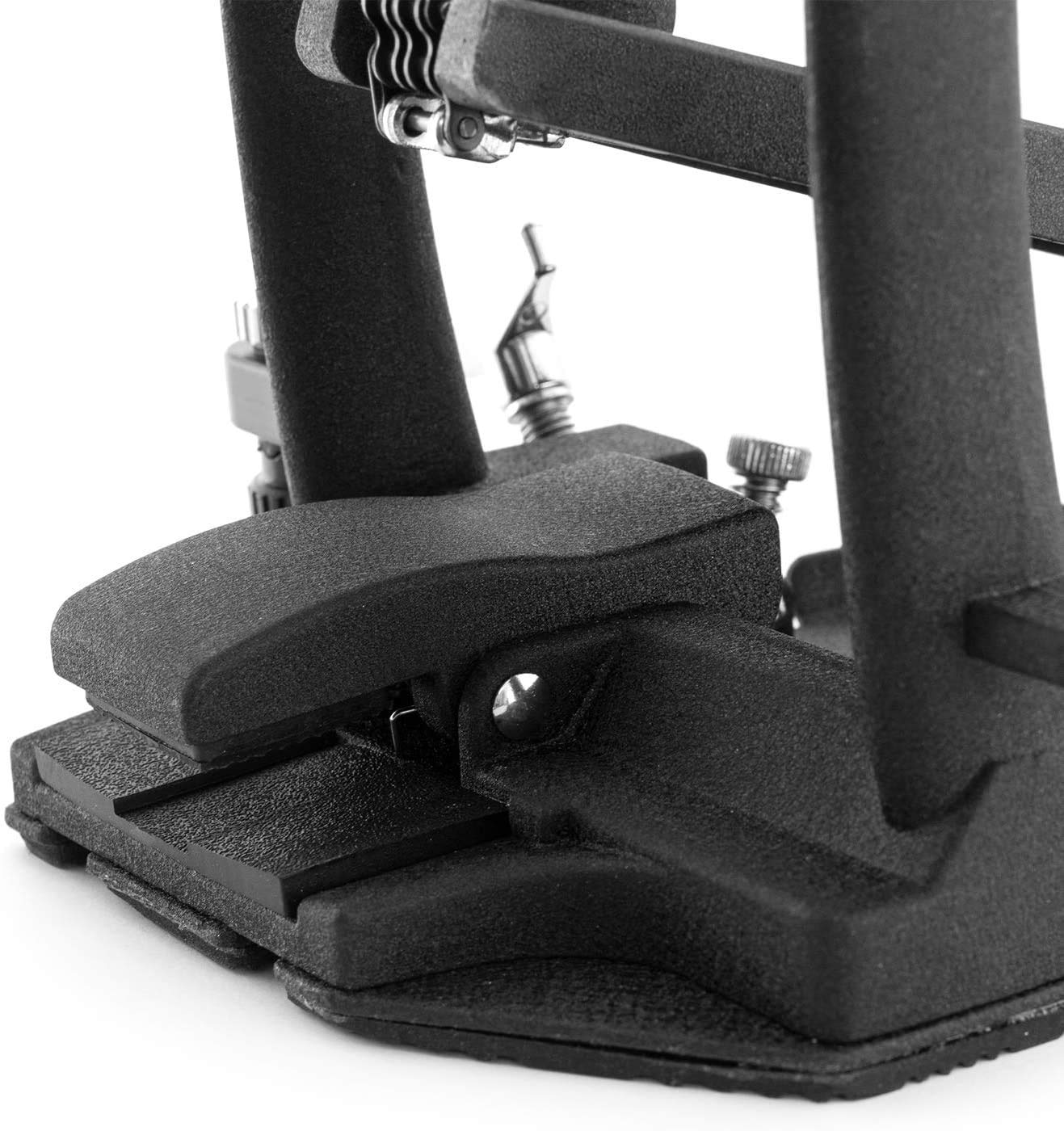 PEDAL DE BOMBO PARA BATERIA DEEP PD140 SIMPLE CON CADENA DOBLE Y PLATAFORMA - ROCKMUSIC