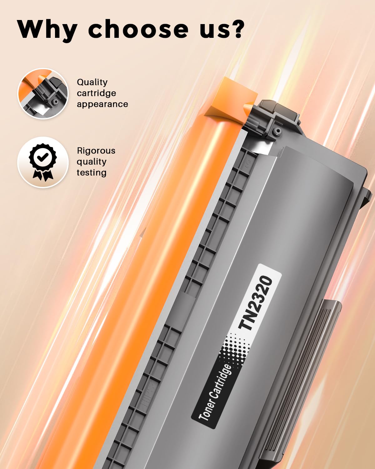 colorfly TN2320 TN2310 Cartucce toner compatibili con Brother TN-2320 TN-2310 per MFC-L2700DW HL-L2340DW HL-L2360DN HL-L2300D DCP-L2500D DCP-L2520DW HL-L2365DW MFC-L2720DW, 4 Nero.