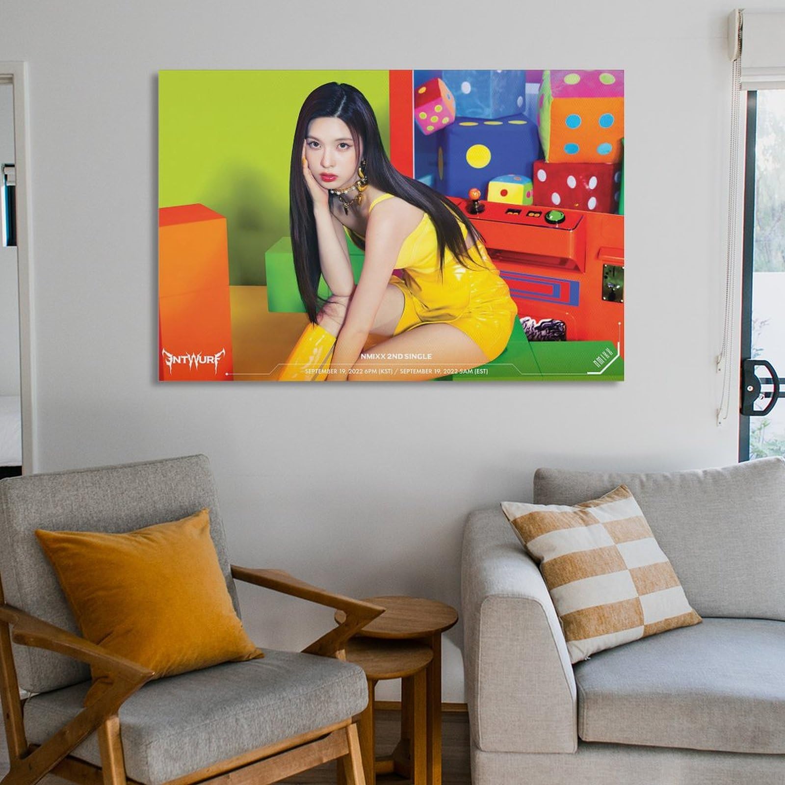 Amazon.co.jp: BAE ベイ NMIXX エンミックス ENTWURF 流行キャンバス