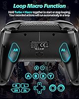 Vista 2 de GMBACK Wireless Switch 2 Controller for Nintendo Switch 2/1/Lite/OLED, Bluetooth Game Controller for iPhone/Android/PC/Steam/Mac/iPad/TV with Loop