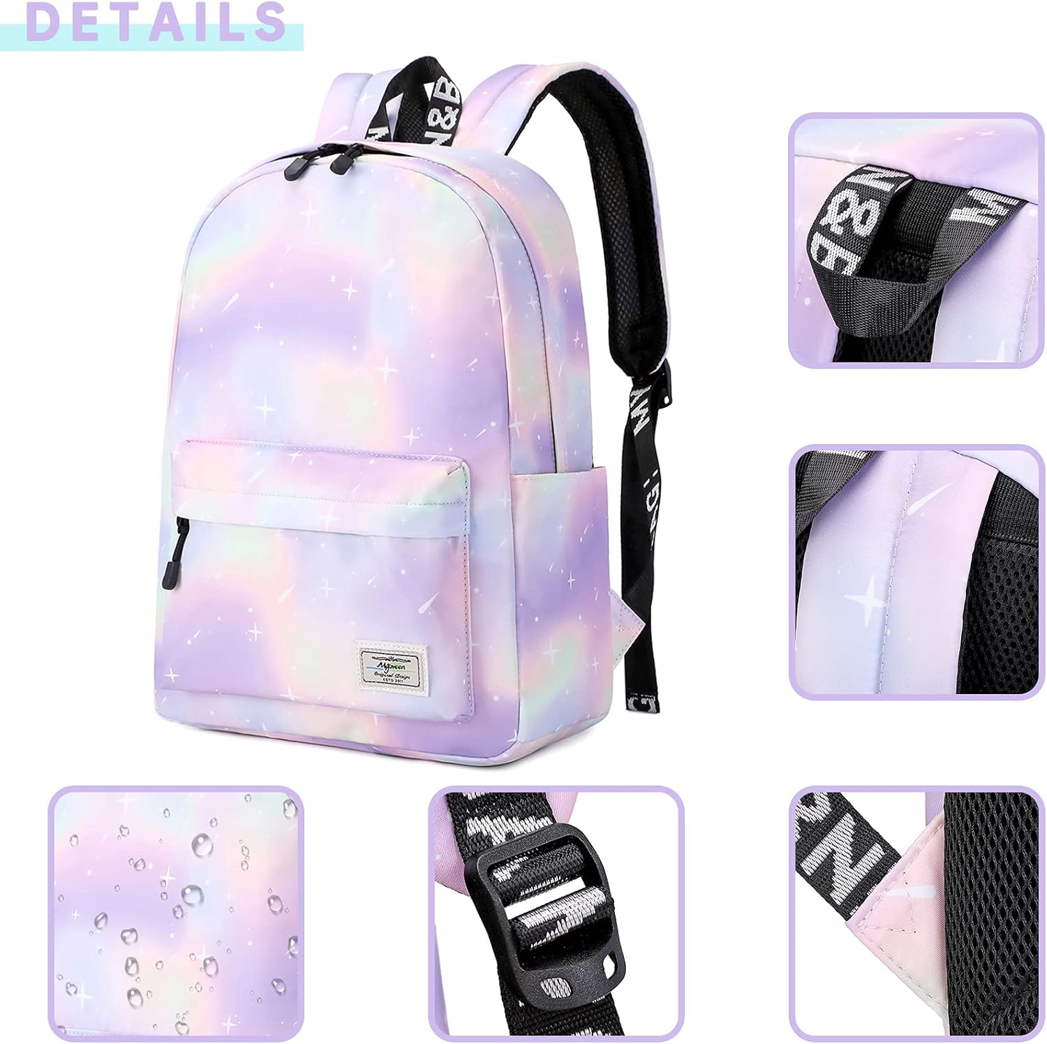 mygreen Kids Backpack, Kawaii Girls Backpack for School Ages 8-12 - Image 5