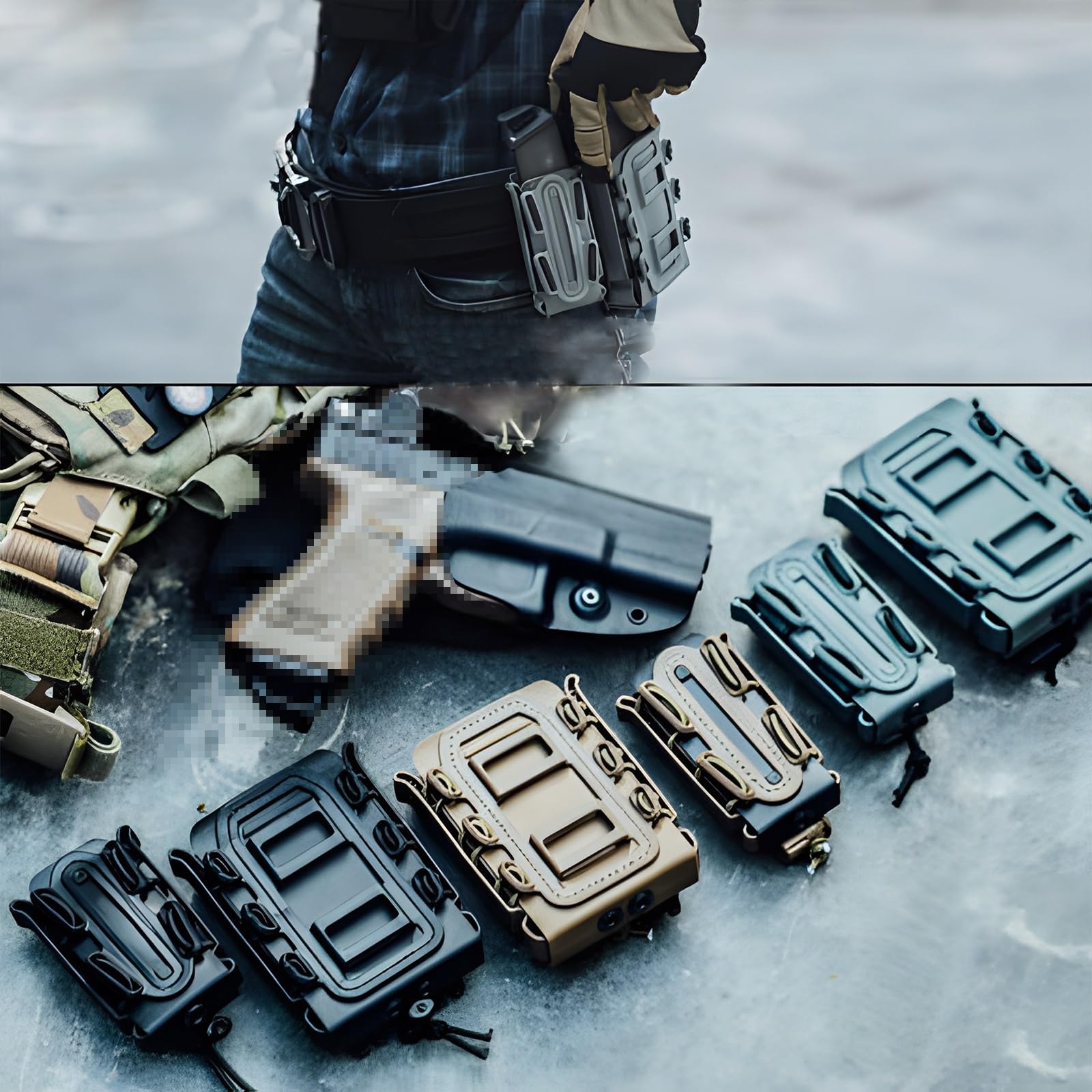Amazon.co.jp: ANSNOW ベルトマガジンポーチ 5.56 ベルトマガジン