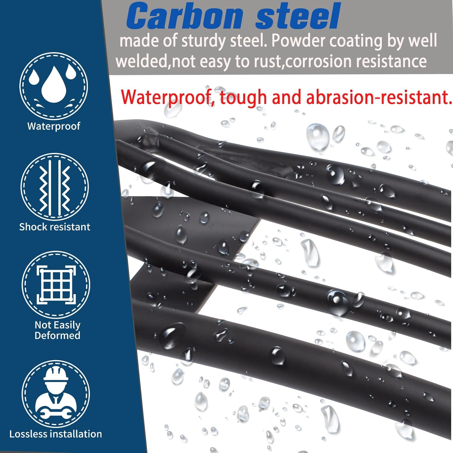 2025 Rebel 1100 Black Matt Finish Luggage Rack Rear Carrier fit Solo Fender Rack for HO&N&DA Rebel 1100 CMX REBEL1100DCT Accessories 2021-2026