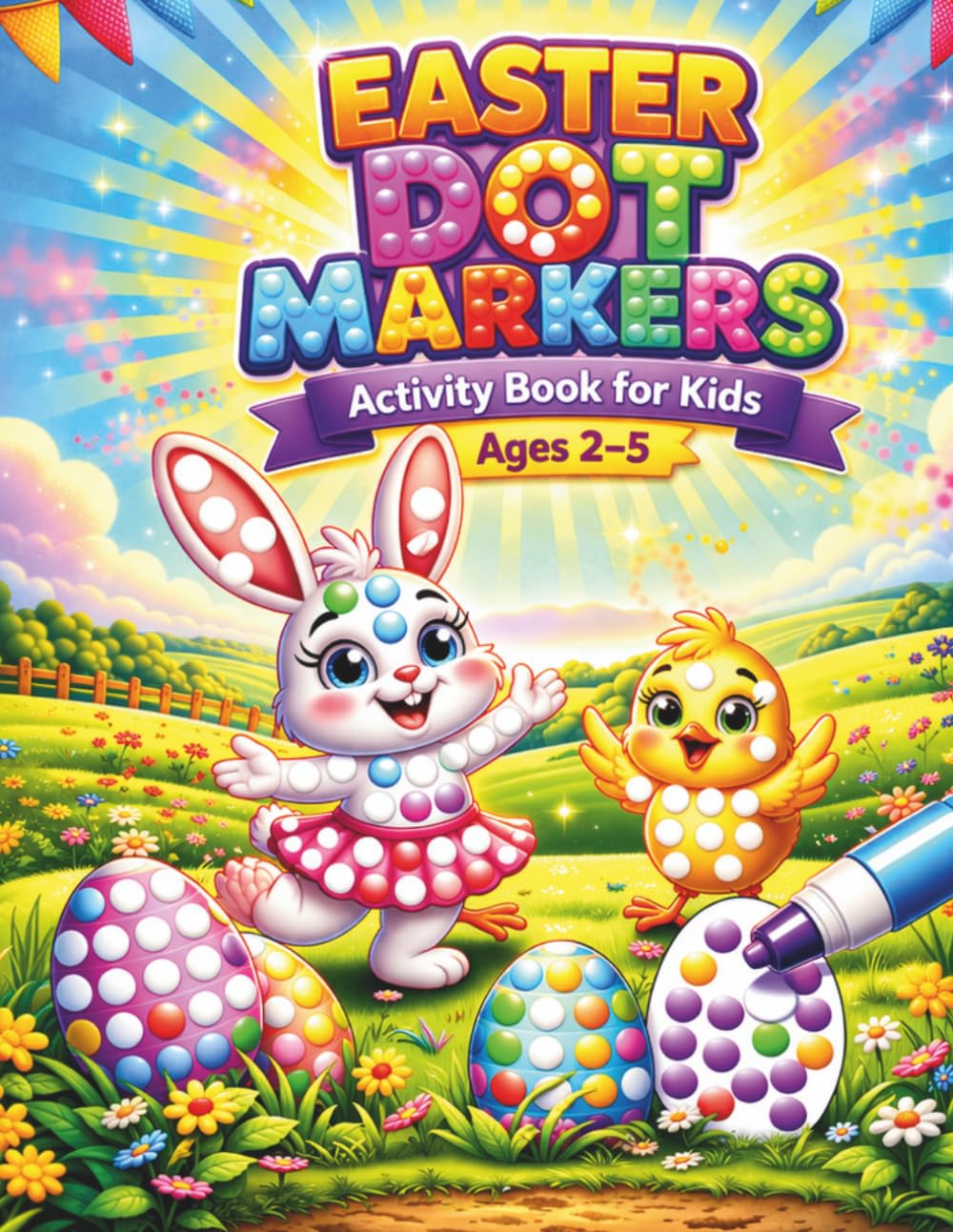 Easter Dot Markers Activity Book for Kids Ages 2–5: Easy Dot Marker Activities to Build Fine Motor Skills and Creativity