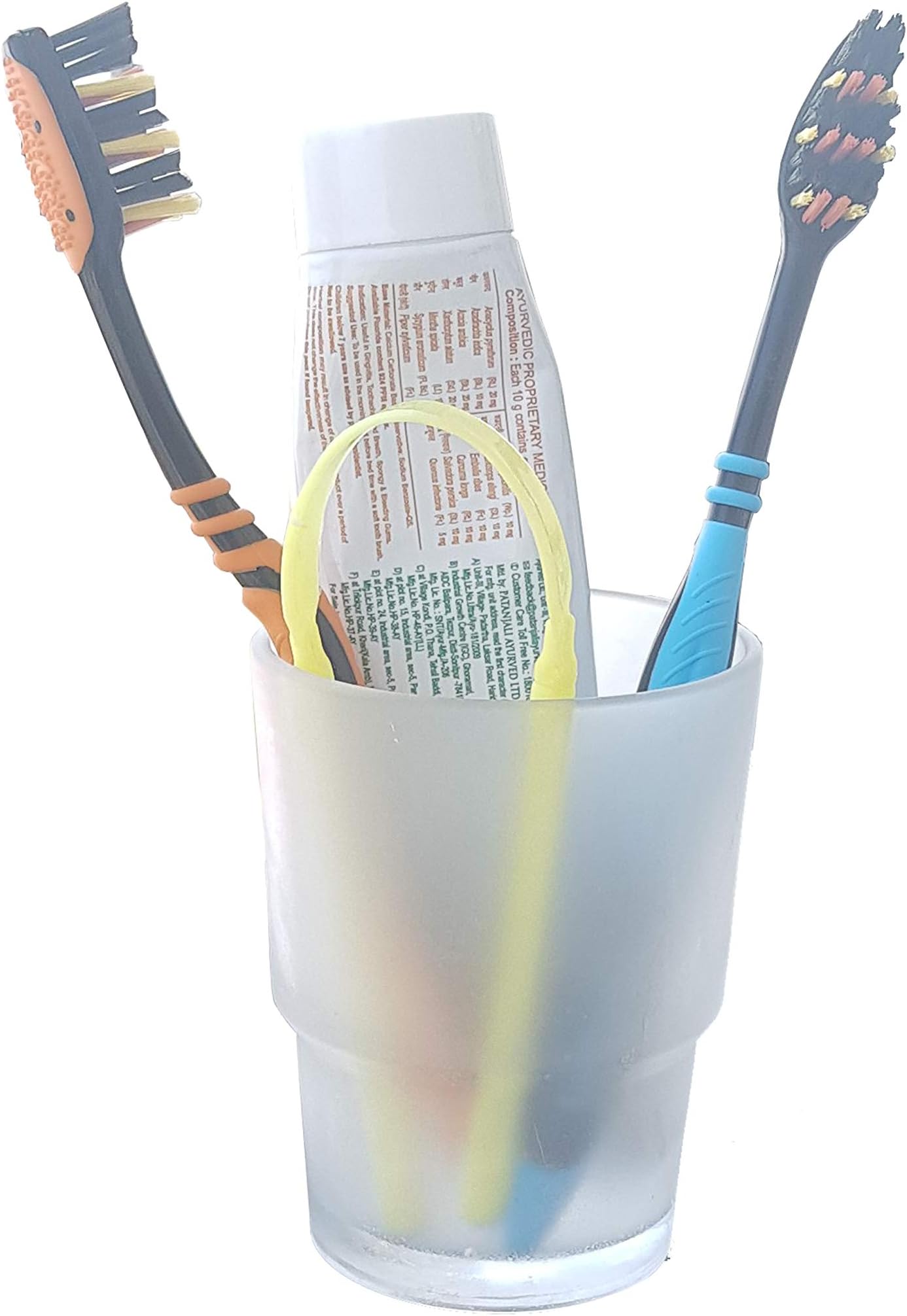 Toothpaste and Toothbrush Holder Very Simple to Place, Use and Clean Time to Time, It's Made by Glass