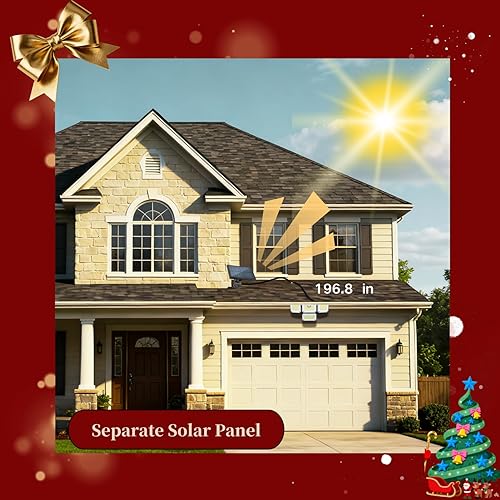 Miniatura 3 de Luces solares con sensor de movimiento para exteriores, regalos de elefante blanco para adultos, mamá, hombres y adolescentes, 333 luces LED de