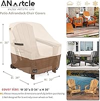 Vista 78 de Funda para sofá biplaza (2 asientos) y muebles de patio/exteriores, 58 pulgadas de ancho x 32.5 pulgadas de profundidad x 31 pulgadas de alto, Beige