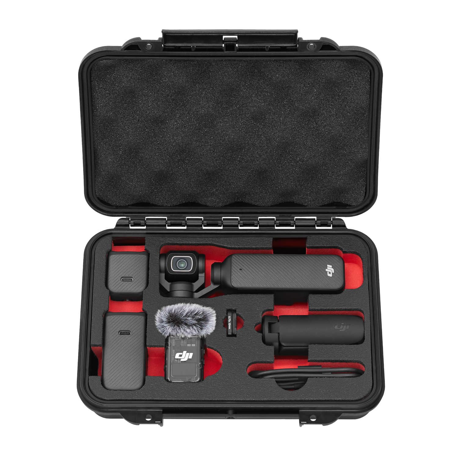 TOMcase Étui pour DJI OSMO Pocket 3 Creative Combo et de Nombreux Accessoires, étui étanche pour l'extérieur - Made in Germany