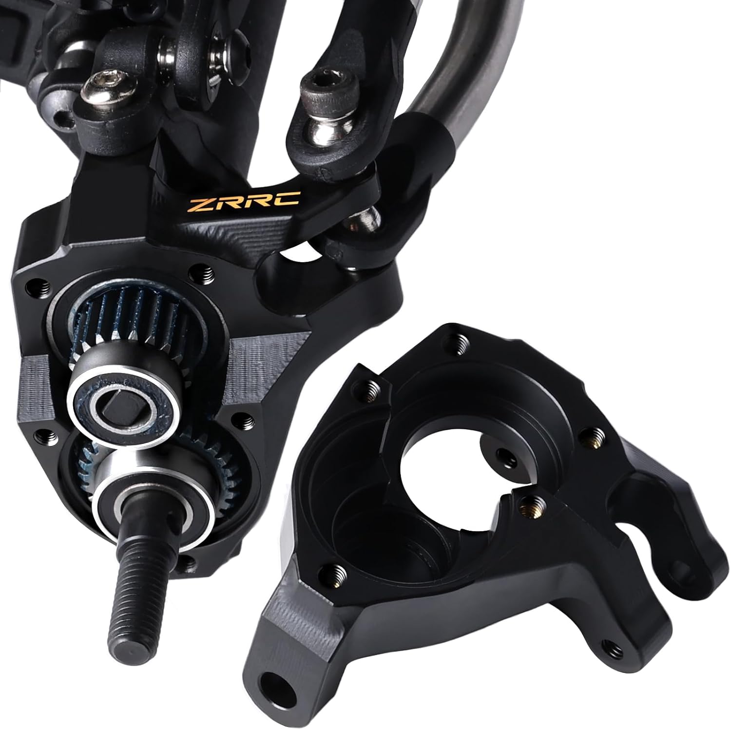 Brass Portal Steering Knuckle Weights for VP F10, CNC Front Knuckles Fits Plastic/Aluminum Portal Axle, Lower COG for Vanquish VRD VS4-10 Phoenix F10 Portal Axle 1/10 RC Crawler Upgrades