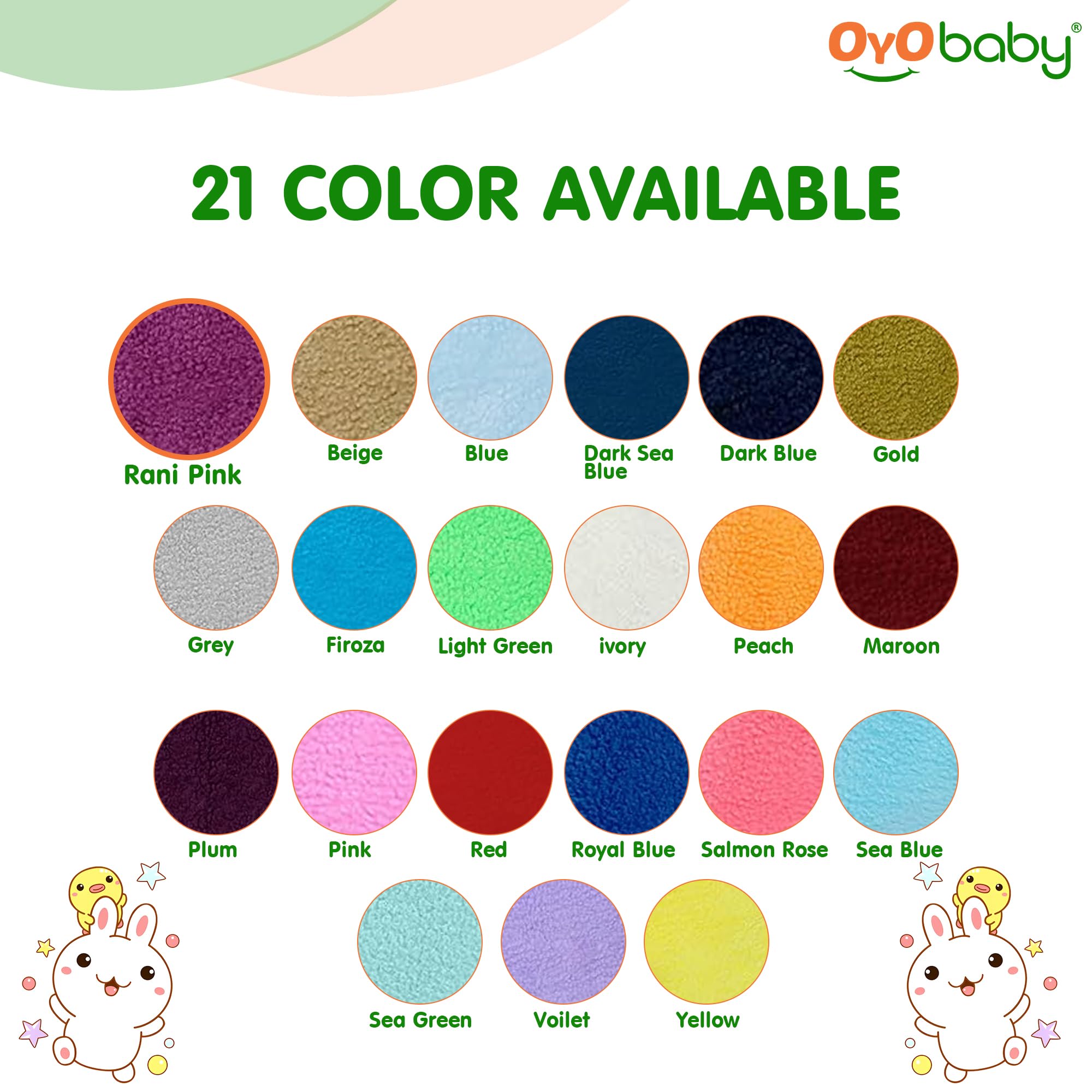 OYO BABY - Quickly Dry Super Soft Waterproof and Reusable Mat/Underpad/Absorbent Sheets/Mattress Protector - Image 7 thumbnail