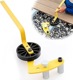 Lothee Herramienta de mano para enderezar tabla de cubierta, herramienta de mano para enderezar cubierta de alta resistencia para construir fácil de usar con agarre antideslizante, fijación simple y