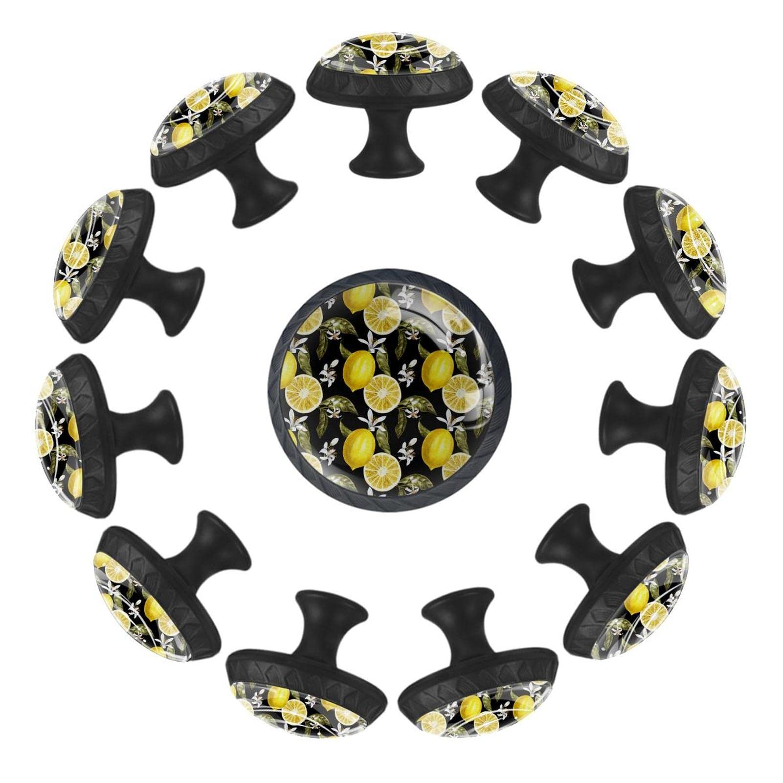 Boutons de cuisine citron jaune pour rafraîchir vos meubles et tiroirs de buffet