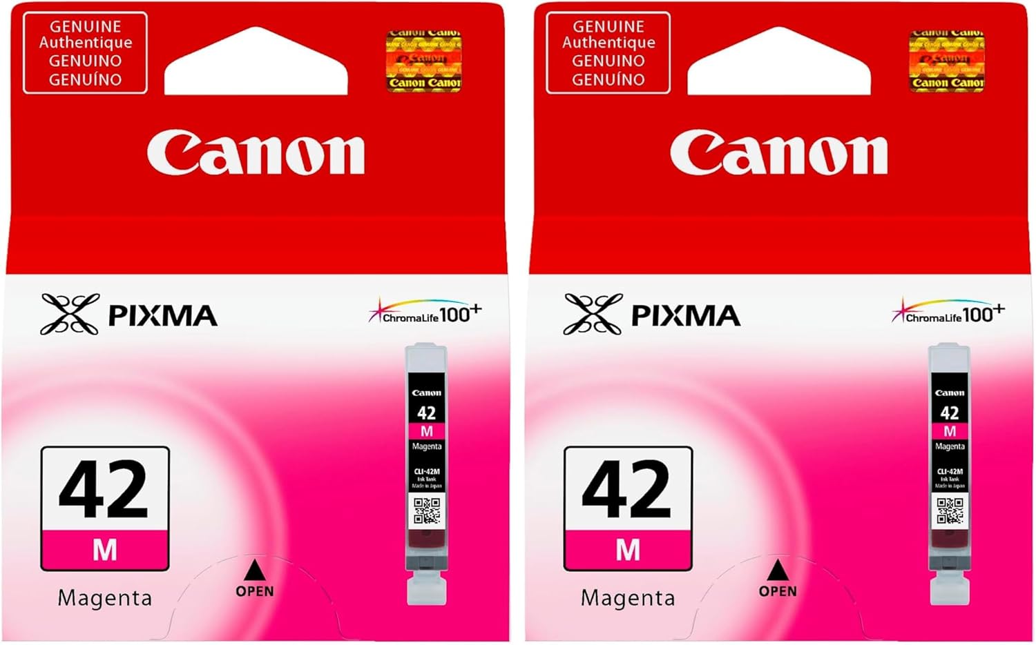 Canon CLI-42 Magenta Compatible to PRO-100 Printers (Pack of 2)