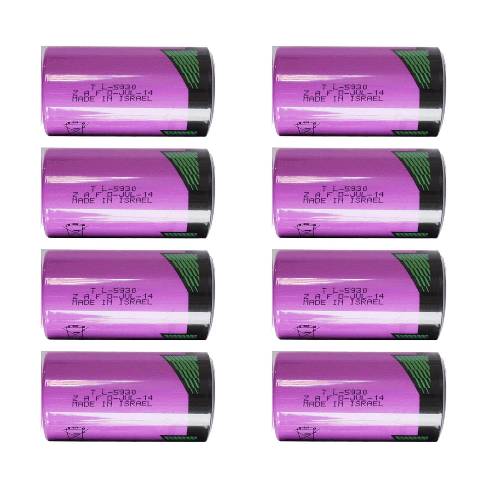 HYHGKHGKFKFKBFJ ?8 Pack?TL-5930 3.6V 19000mAh Lithium Battery for Tadiran TL-5930 Battery Series, Size D
