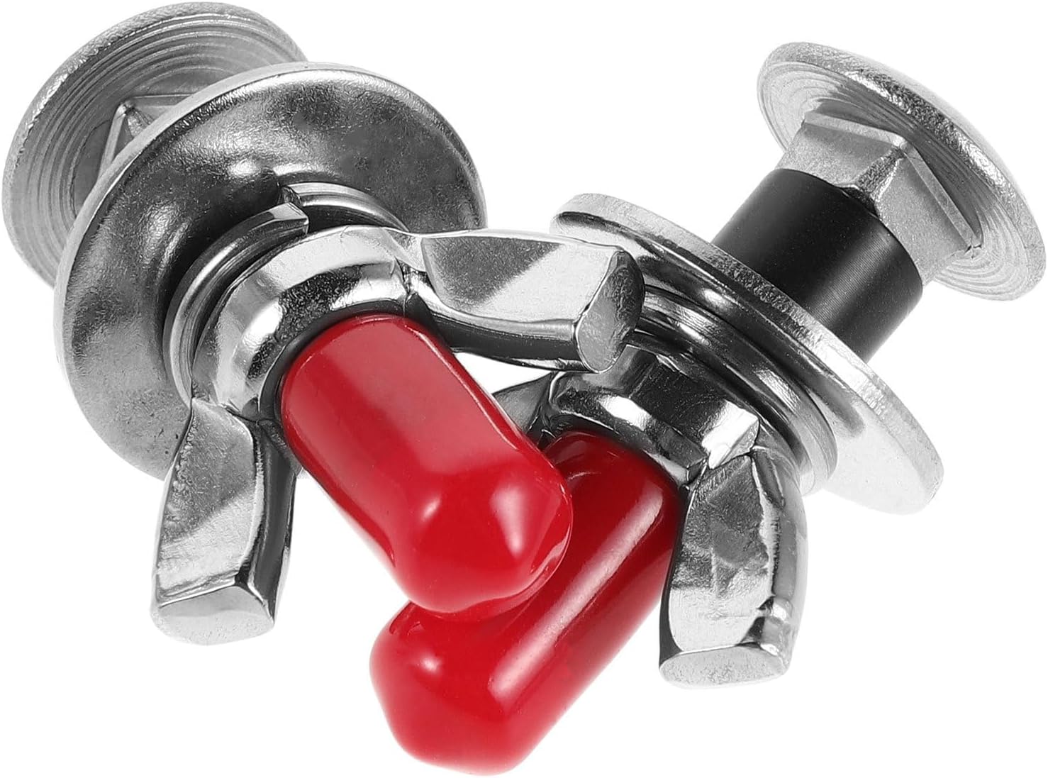 Diving Backplate Screws High Strength and Lightweight Construction Stainless Steel 2pcs with Butterfly Wing Nut for Scuba Tank and Backplate Hardware, for Underwater Adventures