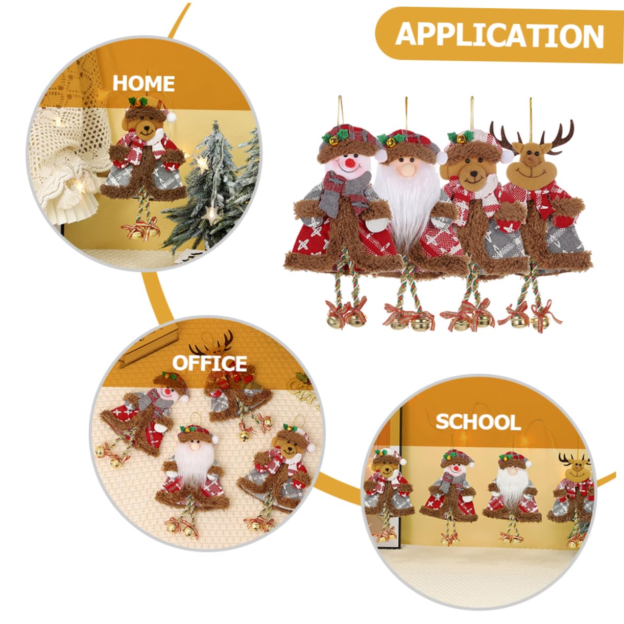 TOPBATHY 16 STK Weihnachtsbaum-Anhänger Weihnachtsbaumschmuck Weihnachtsdekoration zum Aufhängen christbaumfiguren weihnachtsbaumfiguren Weihnachtsdekorationen Weihnachtsfeierverzierung