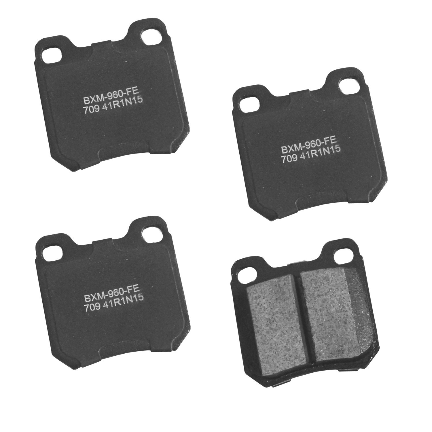 Bendix Premium SBM709 Semi-Metallic Rear Brake Pads for Select Models Cadillac Catera, Chevrolet Astra, Mercedes-Benz C220, Saab 9-3, 9-5, 900, Saturn L200, L300, LS, LS2, LW2, LW300