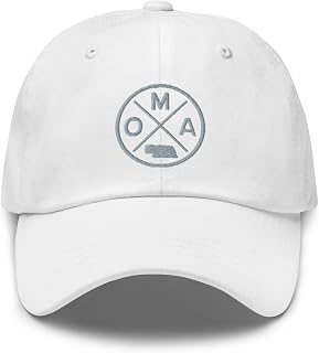 Retro Omaha Baseball Hat OMA Emblem Dad Hat Cap