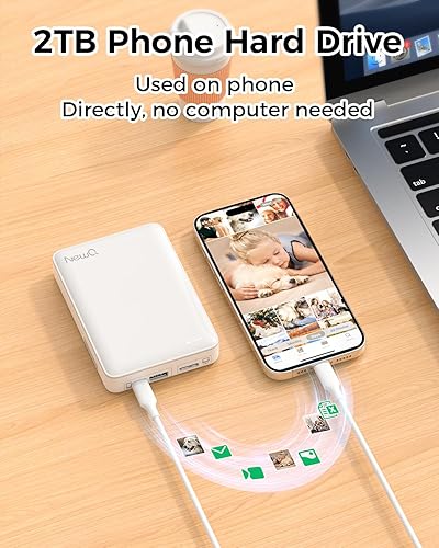Miniatura 2 de NEWQ Disco duro para teléfono y computadora dispositivo de almacenamiento flash USB Memory Stick para iPhone, iPad, MacBook compatible con Apple iOS