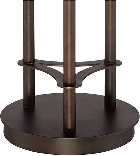 Miniatura 7 de Franklin Iron Works Libby - Lámpara de mesa moderna industrial rústica de 30 pulgadas de alto, tamaño completo, metal de bronce, 3 luces LED de