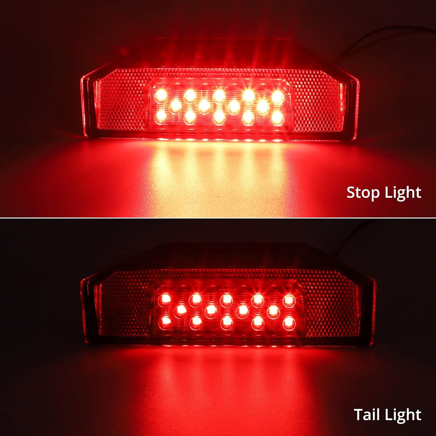 Partsam 2Pcs Rear UTV Tail Light Assembly, Compatible with Polaris Ranger 570 Full Size 900 XP 1000 RGR LED Taillights Rear Brake Stop Lights 2015 2016 2017 2018 2019 Replacement Part 2412774