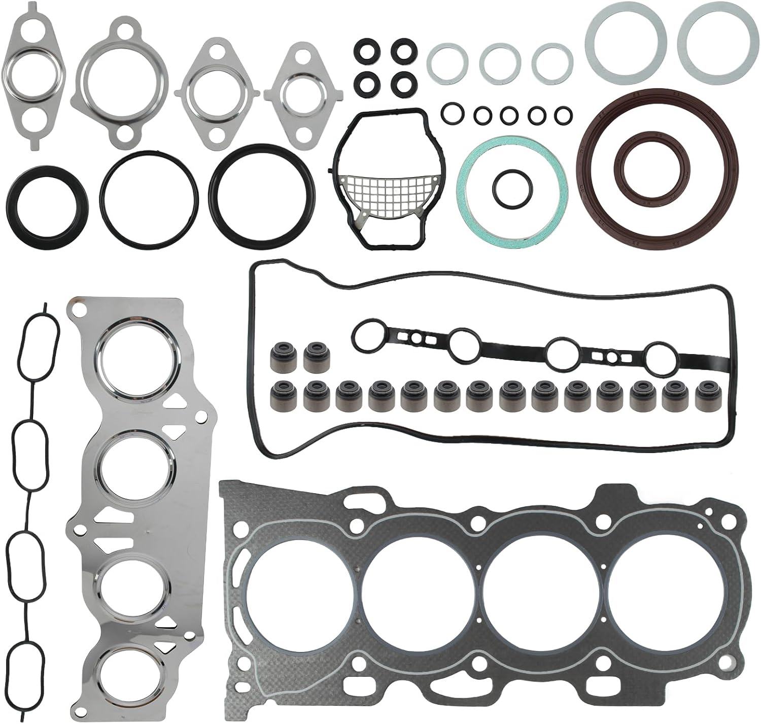 MOTOALL HS26232PT Head Gasket Sets Full Cylinder Engine Gasket kit Fit for Toyota Camry/Highlander/RAV4/Solara 2.4L 16v DOHC 2AZFE