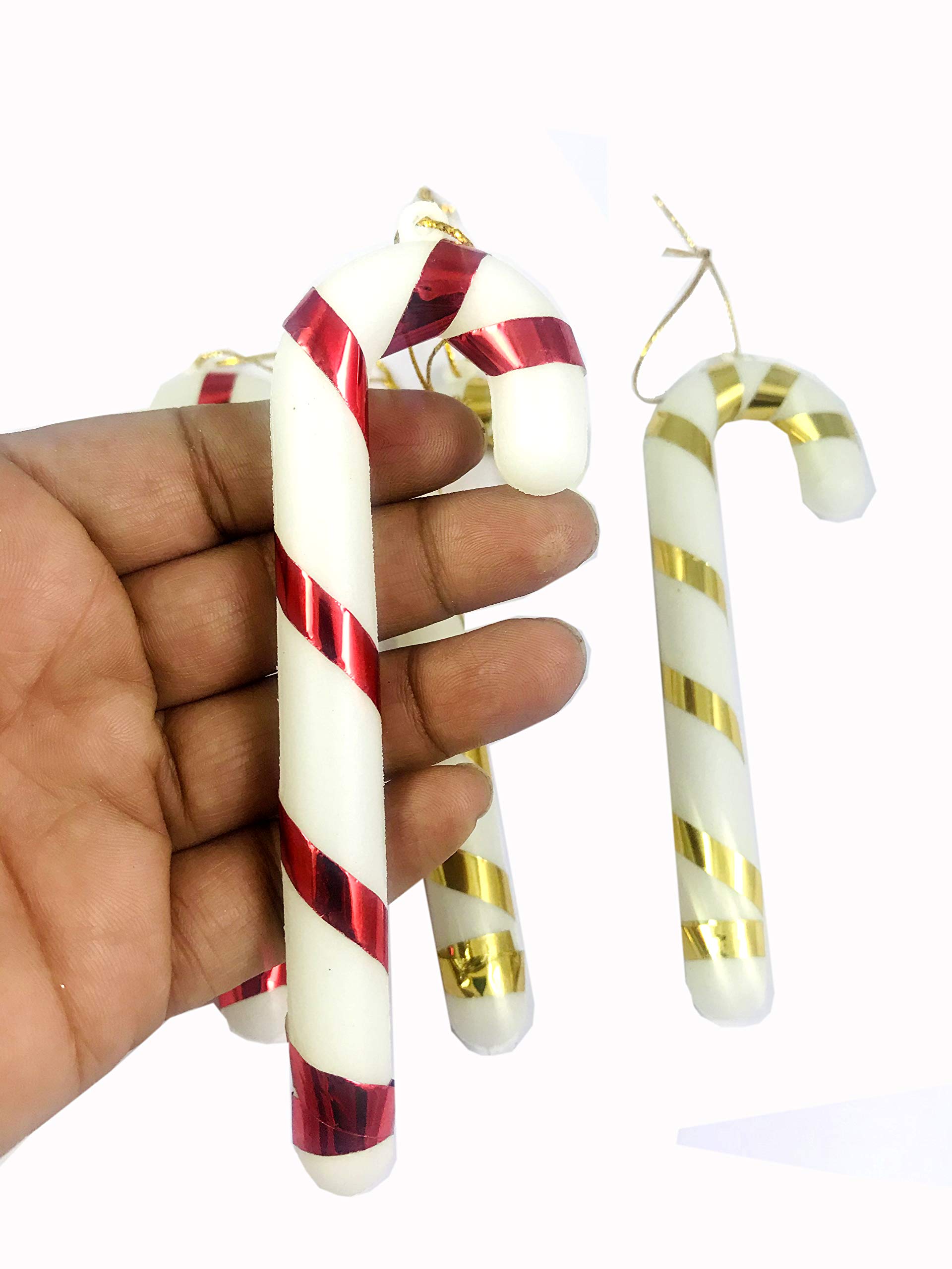 Evisha 8 Pcs Big Size Candy Cane Hockey Umbrella for Christmas Tree Decoration Hanging Ornaments (B08PSL1CHS) Amazon Price History, Amazon Price Tracker