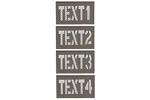 Custom Reflective Call Sign IR Flag Patch for Military Special Forces