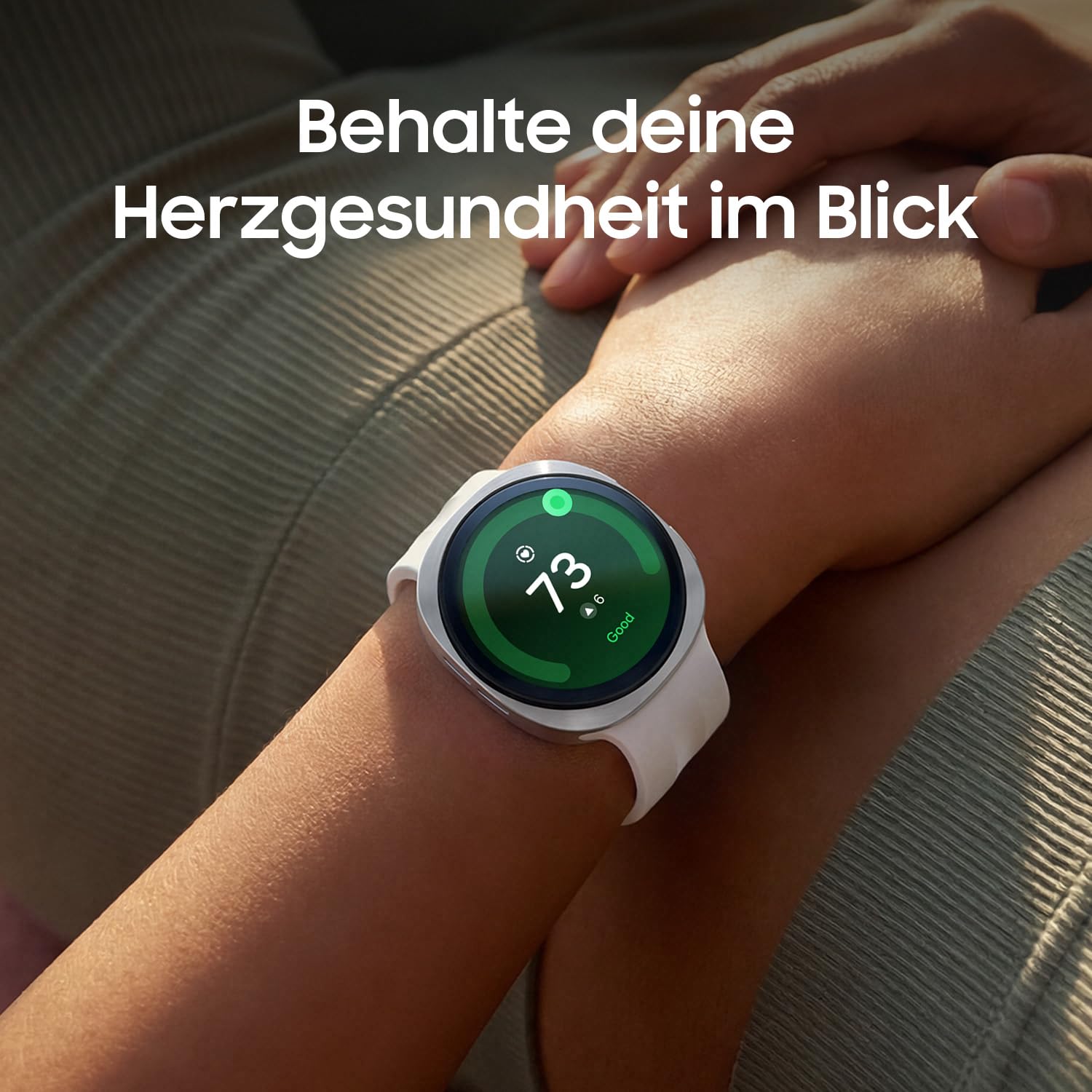 Samsung Galaxy Watch9 AI Smartwatch 40mm, Minimalistisches Design, Cream | Snapdragon Wear Elite, Bluetooth, 390 mAh Akku, Schlaf-/Gesundheits-Coach, 3 Jahre Herstellergarantie [Exklusiv auf Amazon]