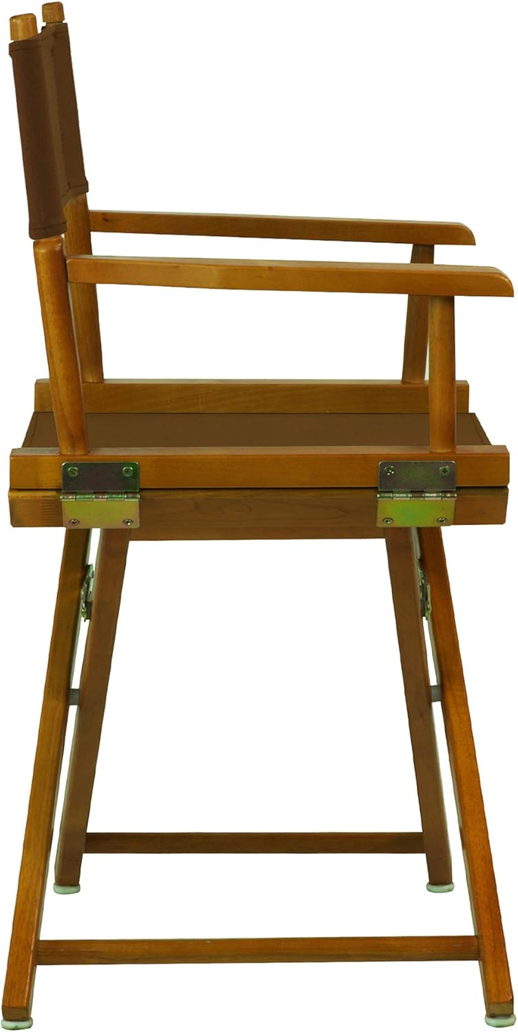Casual Home 200-55/021-45 Director Chair 18" - Classic Height Honey OakFrame/Brown Canvas