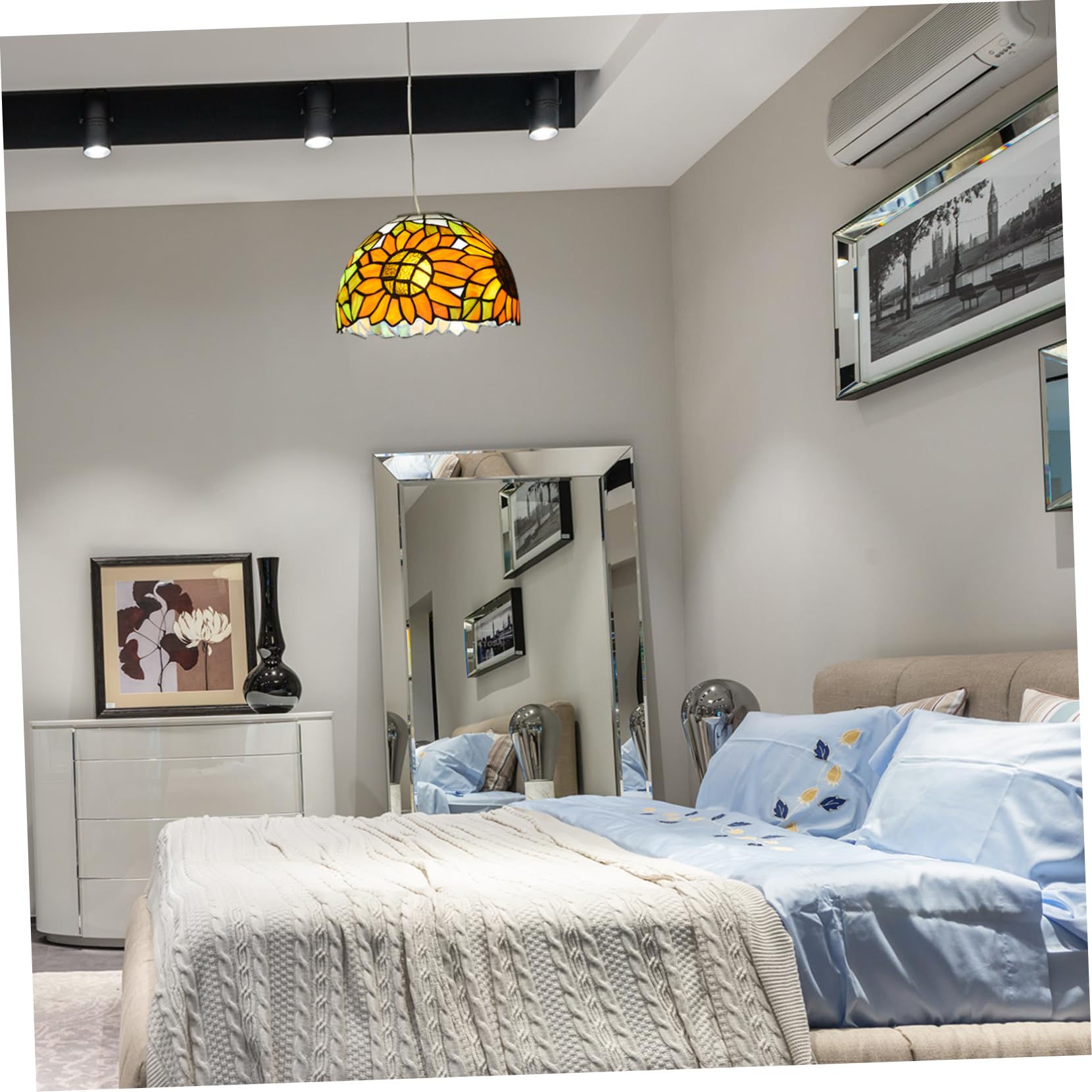 Artibetter Lampadario Vetro Per Decorazione Casa e Illuminazione Facile Installare Compatibile Design Per e Accoglienti