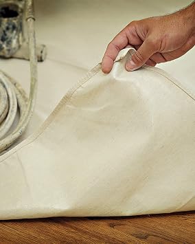 Trimaco Butyl II 2-Ply Polyback Canvas Drop Cloth, 5' x 5'