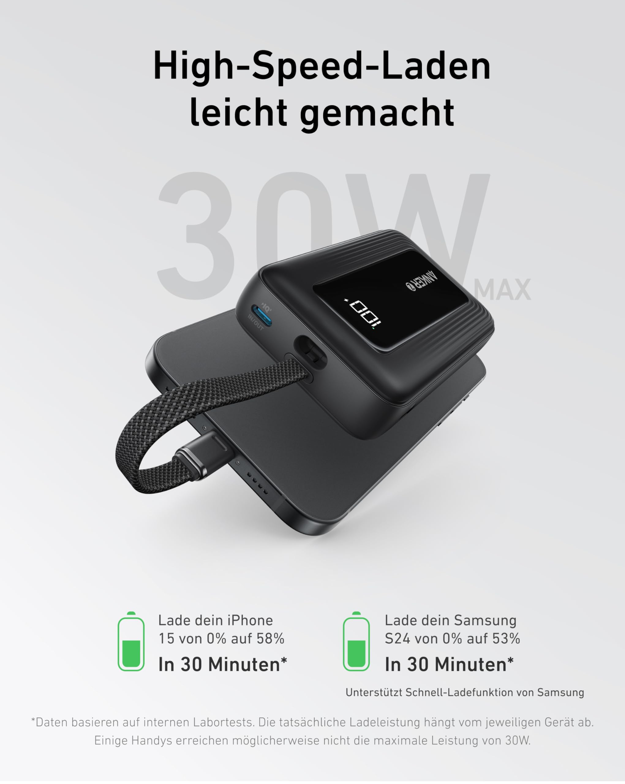 Amazon.com: Anker Zolo Power Bank (2025 Upgraded Version), 20,000