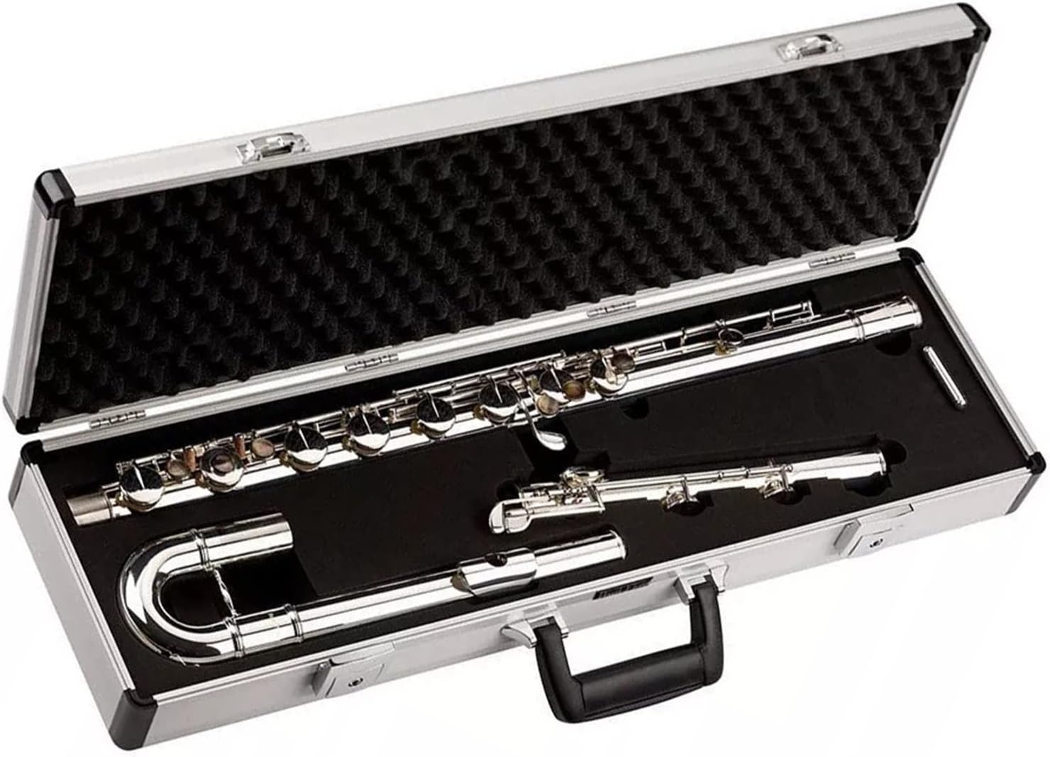 TSTS Flutes Musical Instrument Elegant Silver Plated