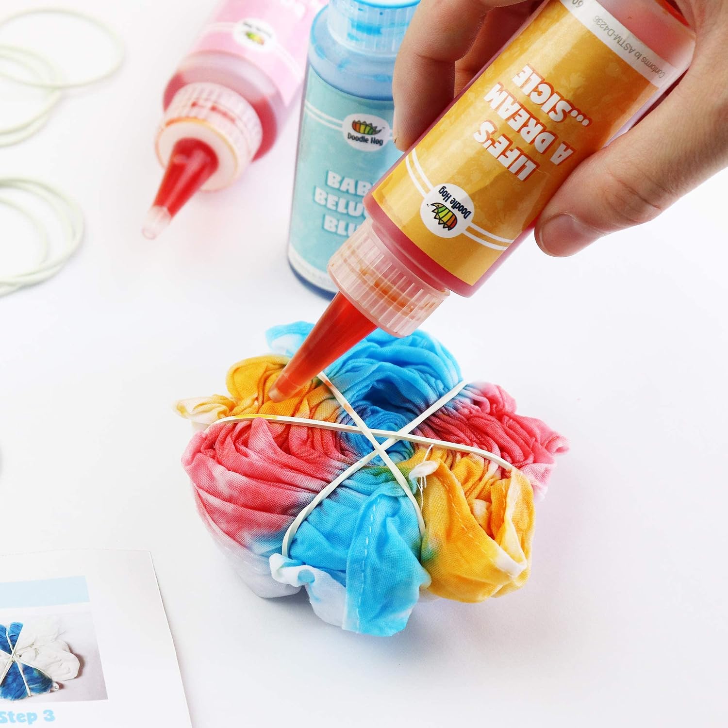 Pastel Tie Dye Kit for Large Groups, DIY Tie Dye Kit, Tie Dye Kit Party Supplies, Girls Tie Dye Shirt, Tye Die Kits for Adults, Tye Dye Kits, 18 Full Bottles of Tie Dye