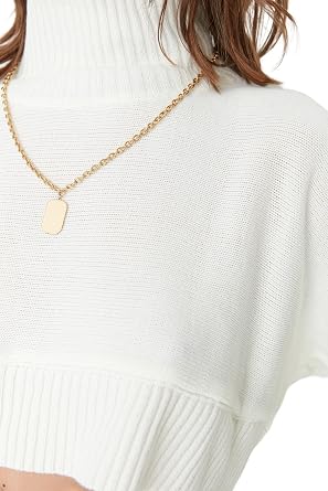 Trendyol Women's Regular Fit Basic Standing Collar Knitwear Sweater Sweatshirt (Pack of 1)