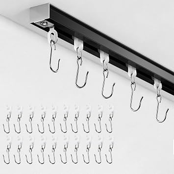 Curtain Track and Roller Hooks
