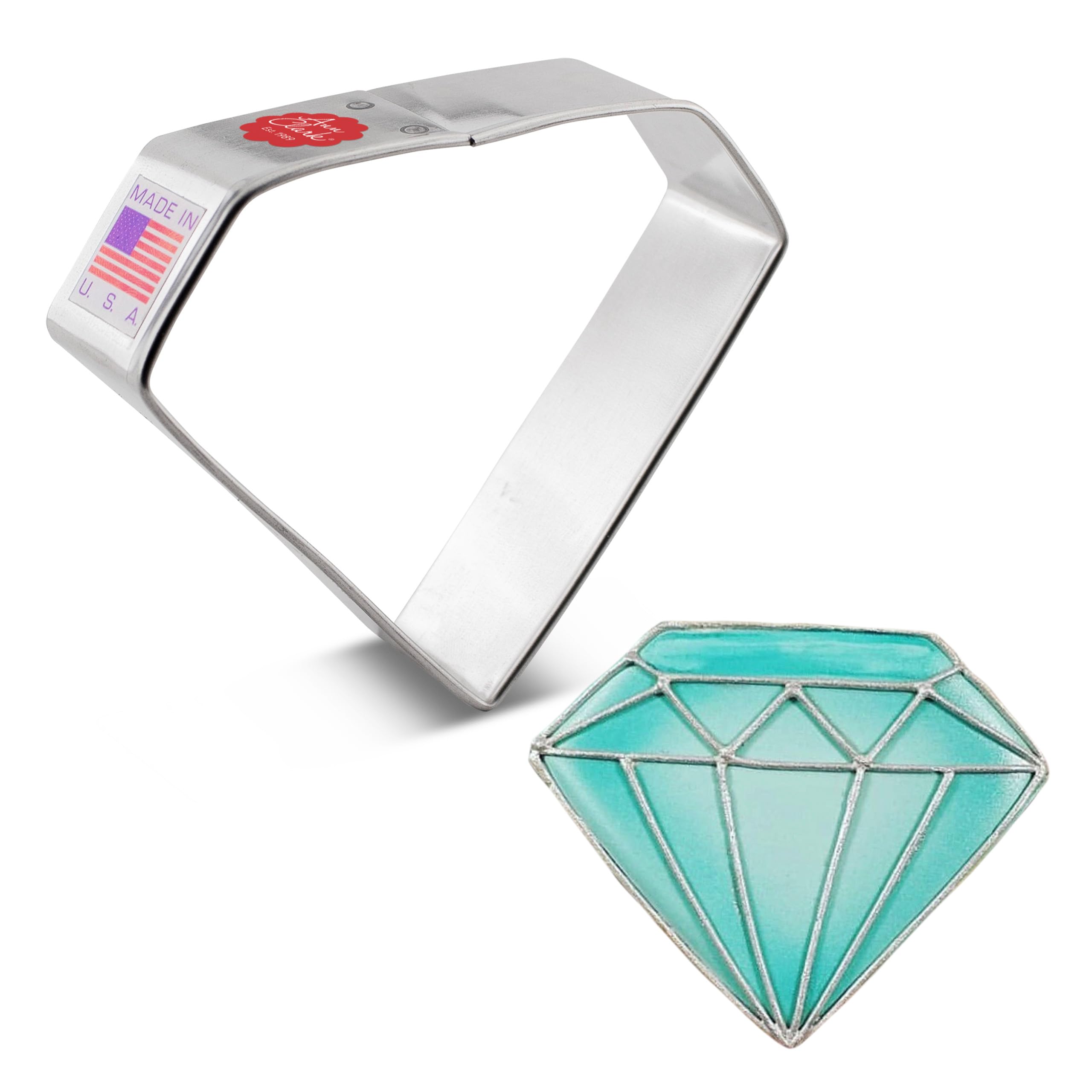 Amazon.com: Ann Clark Diamond Gemstone Cookie Cutter, 3.5