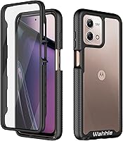 Vista 30 de wahhle Funda compatible con Motorola One 5G Ace, protector de pantalla integrado de cuerpo completo, a prueba de golpes, ajuste delgado, parachoques