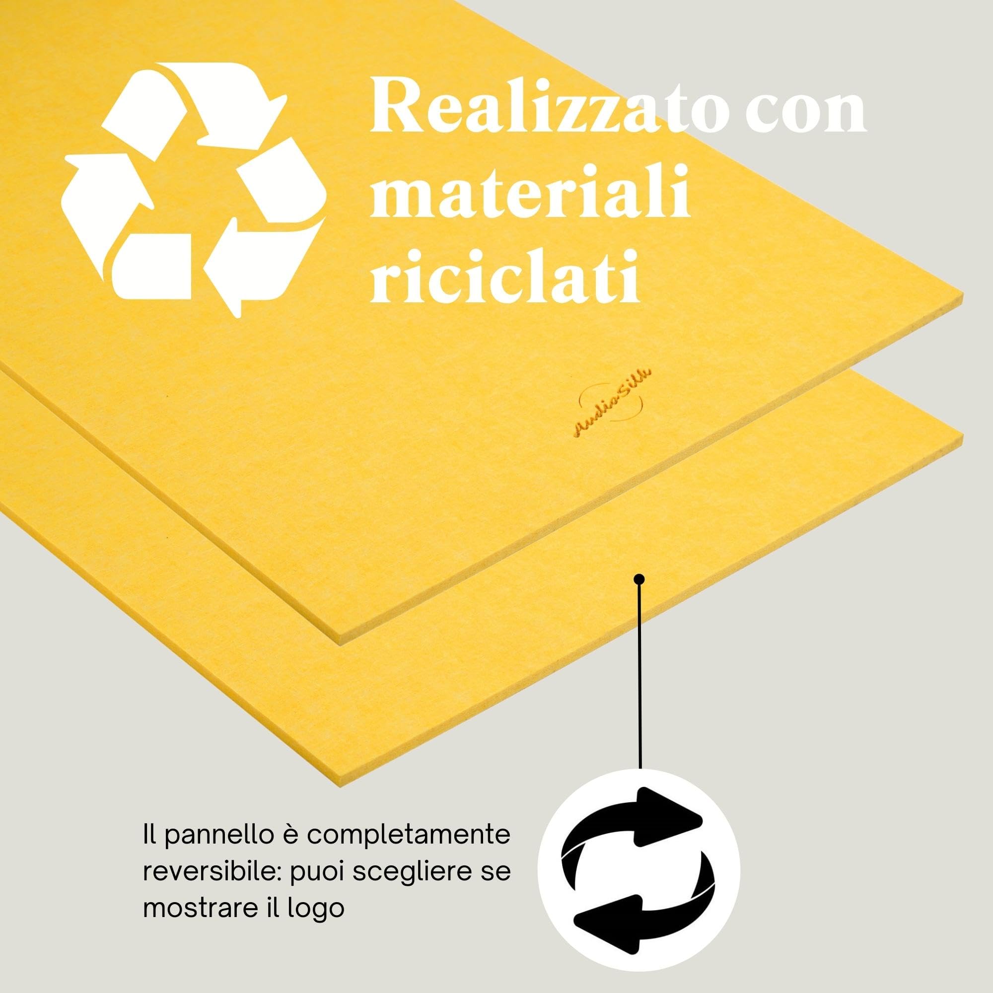Pannelli Fonoassorbenti, Set di 4 - KIT STANZA, Grandi, 116 x 58cm, Nero