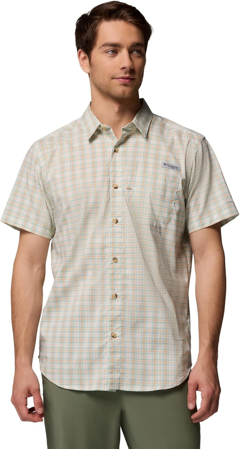 Columbia Mens Harbor Peak Short Sleeve Shirt