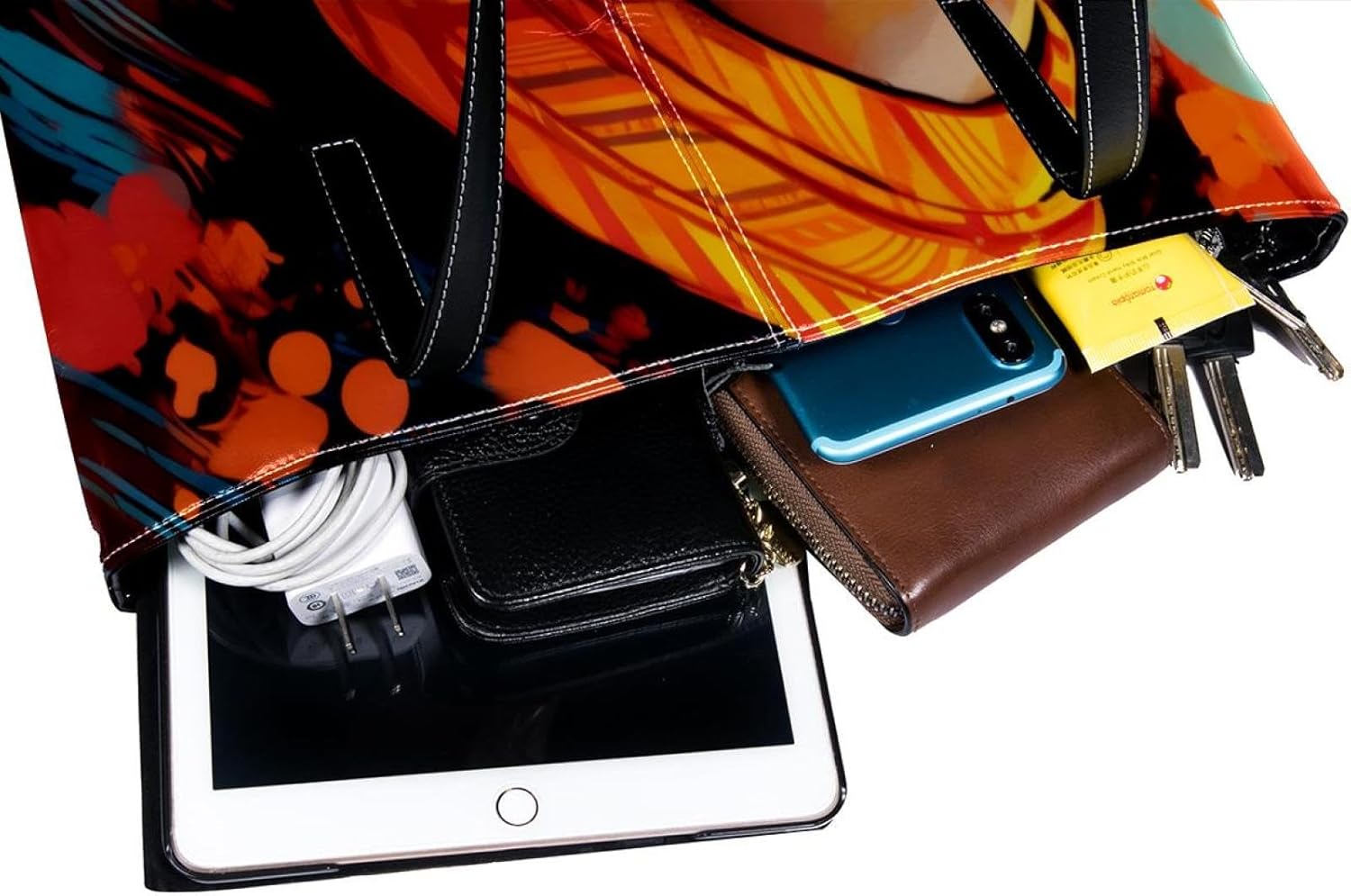 [YTYVAGT] 女性用財布、トートバッグ美学、レディーストートハンドバッグ,カラフルなアフリカ女性のパターン