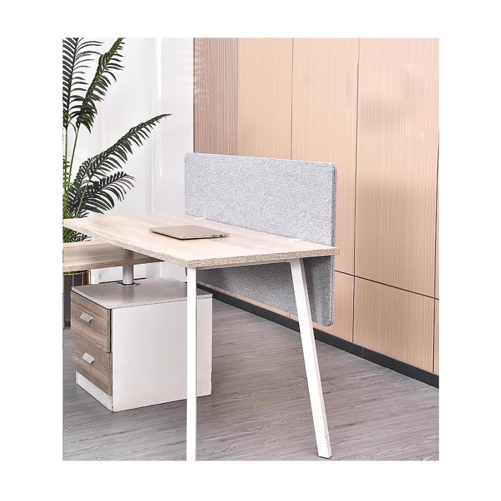 GJZQDKX Desk Divider Privacy Panel Stand Up Cubicle Partition for Office Noise Reduction and Visual Distraction Blocking