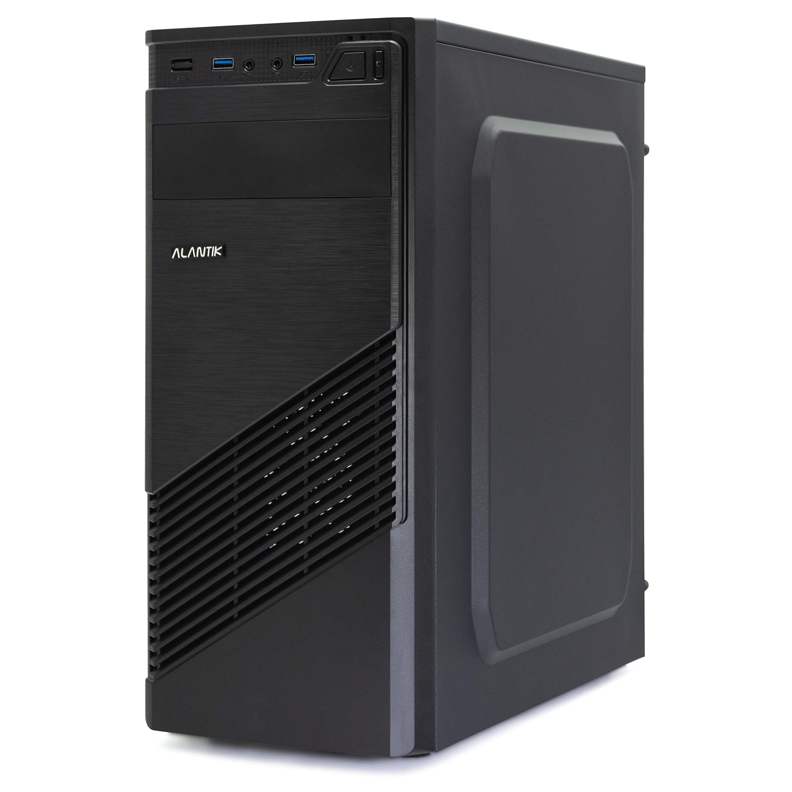 SIMPLETEK PC FISSO COMPUTER DESKTOP TOWER INTEL CORE I5 2300 QUAD CORE FINO A 3.1 GHZ GRAFICA GIOCO UFFICIO WORK WINDOWS 10 PROFESSIONAL ORIGINALE (RAM 16GB SSD 240GB)