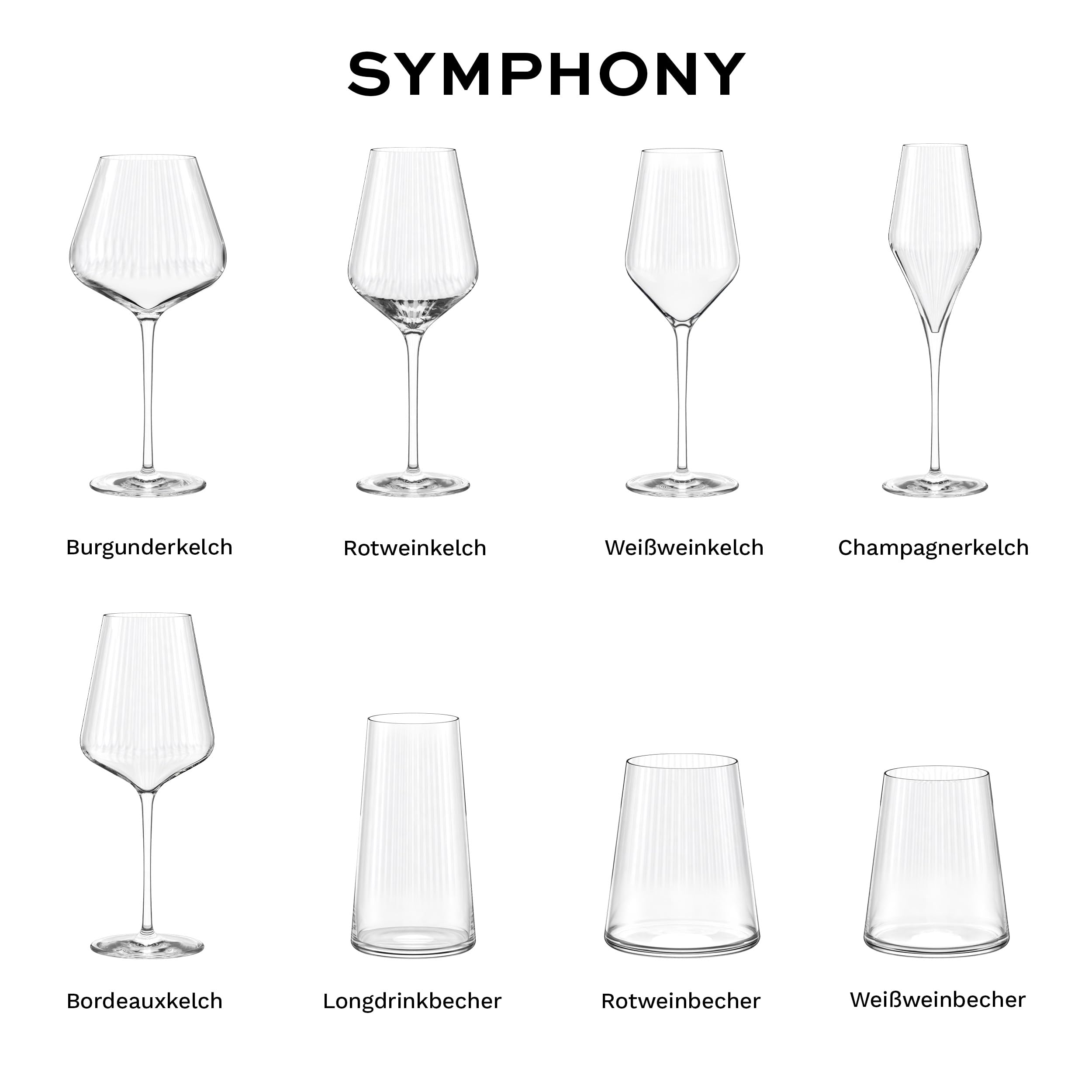 Stölzle Lausitz Symphony Weißweinbecher Orange 400 ml, 6er-Set | Orangefarbene Weißweinbecher für Weißwein, Wasser, Saft und Cocktails, aus Kristallglas, stoßfest & spülmaschinengeeignet
